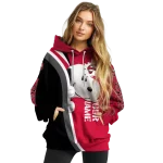 personalized western kentucky hilltoppers peeking snoopy red hoodie best selling