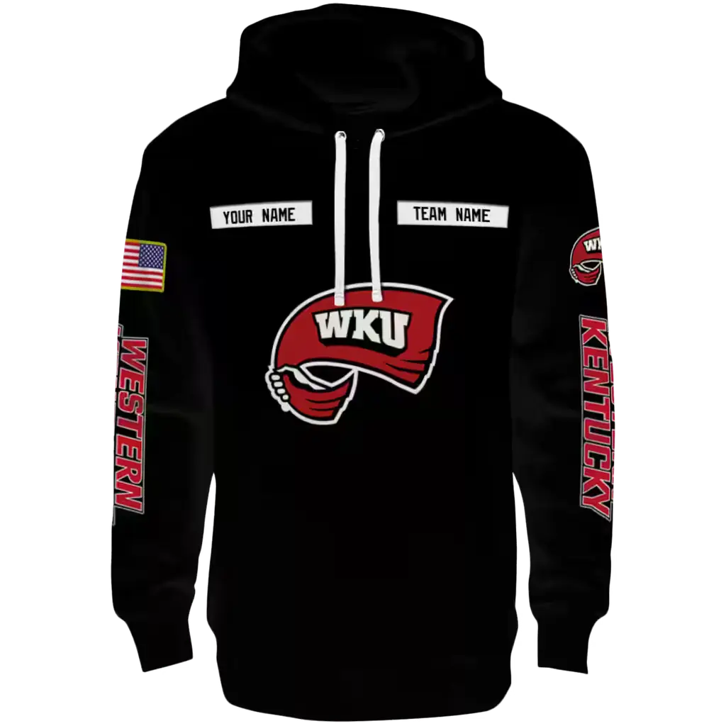 personalized western kentucky hilltoppers punisher skull black hoodie best selling personalized western kentucky hilltoppers punisher skull black hoodie best selling