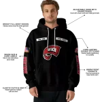 personalized western kentucky hilltoppers punisher skull black hoodie best selling