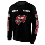 personalized western kentucky hilltoppers punisher skull black hoodie best selling