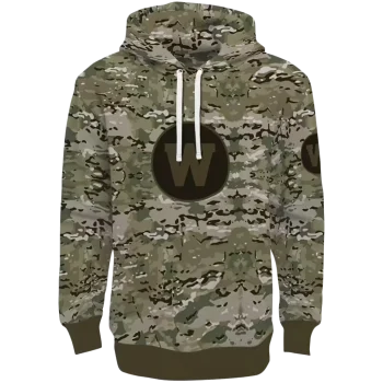personalized western michigan broncos military style hoodie best selling