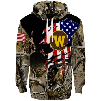 personalized western michigan broncos tree camo hoodie best selling