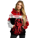 personalized wisconsin badgers grim reaper red black hoodie best selling