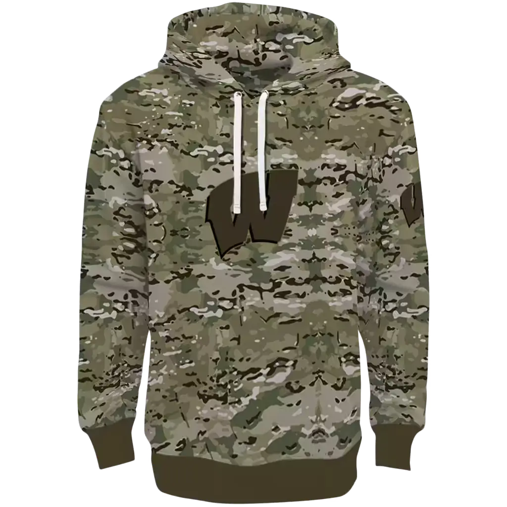 personalized wisconsin badgers military style hoodie best selling personalized wisconsin badgers military style hoodie best selling