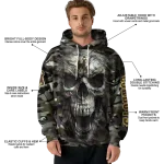 personalized wyoming cowboys camo skull hoodie best selling
