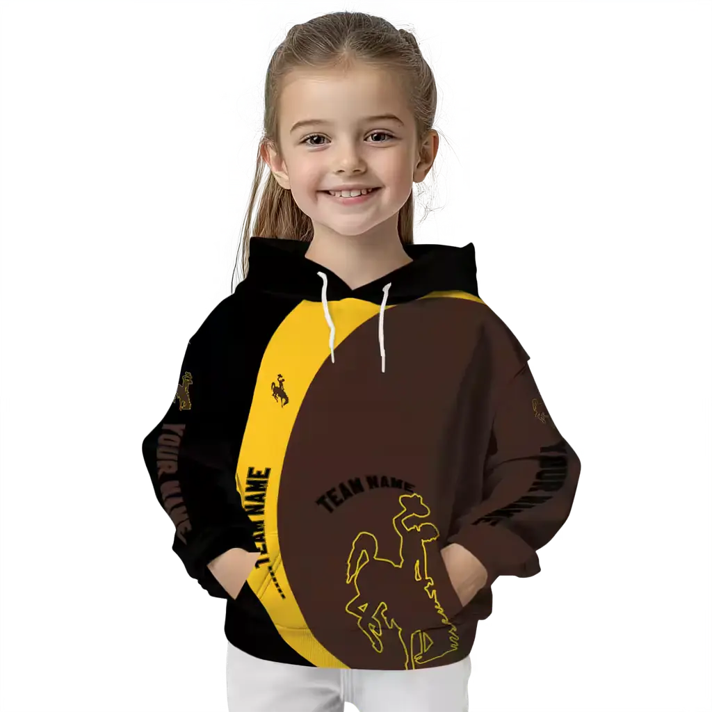 personalized wyoming cowboys minimalist design brown black hoodie top rated personalized wyoming cowboys minimalist design brown black hoodie top rated