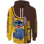 personalized wyoming cowboys stitch brown hoodie best selling