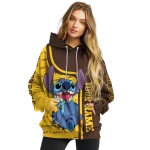 personalized wyoming cowboys stitch brown hoodie best selling