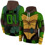 personalized wyoming cowboys superhero armor brown green hoodie best selling