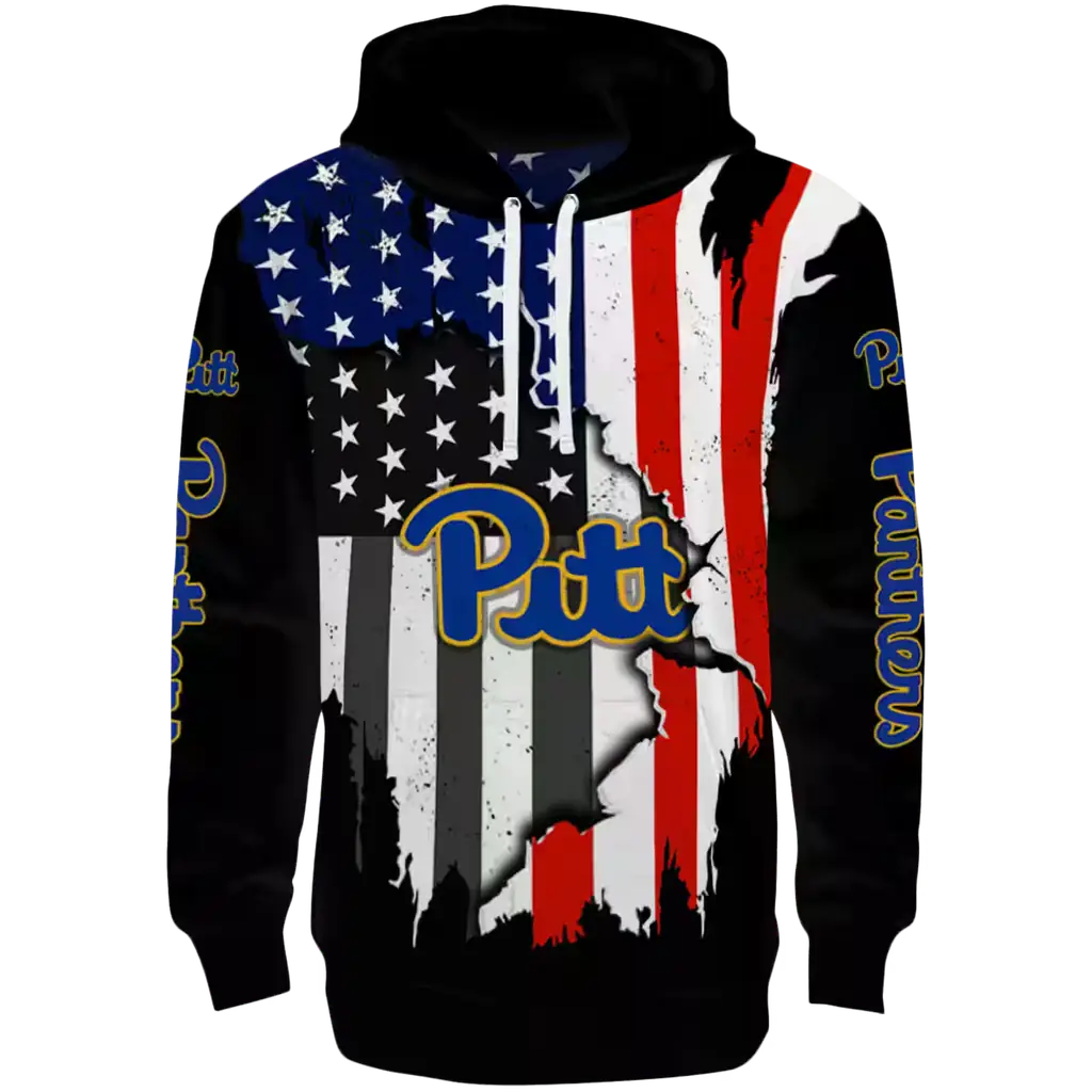 pittsburgh panthers american pride black hoodie best selling pittsburgh panthers american pride black hoodie best selling