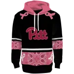 pittsburgh panthers awareness ribbon black pink hoodie best selling