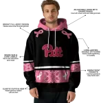 pittsburgh panthers awareness ribbon black pink hoodie best selling