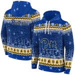 pittsburgh panthers christmas trees royal blue hoodie best selling
