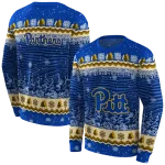 pittsburgh panthers christmas trees royal blue hoodie best selling
