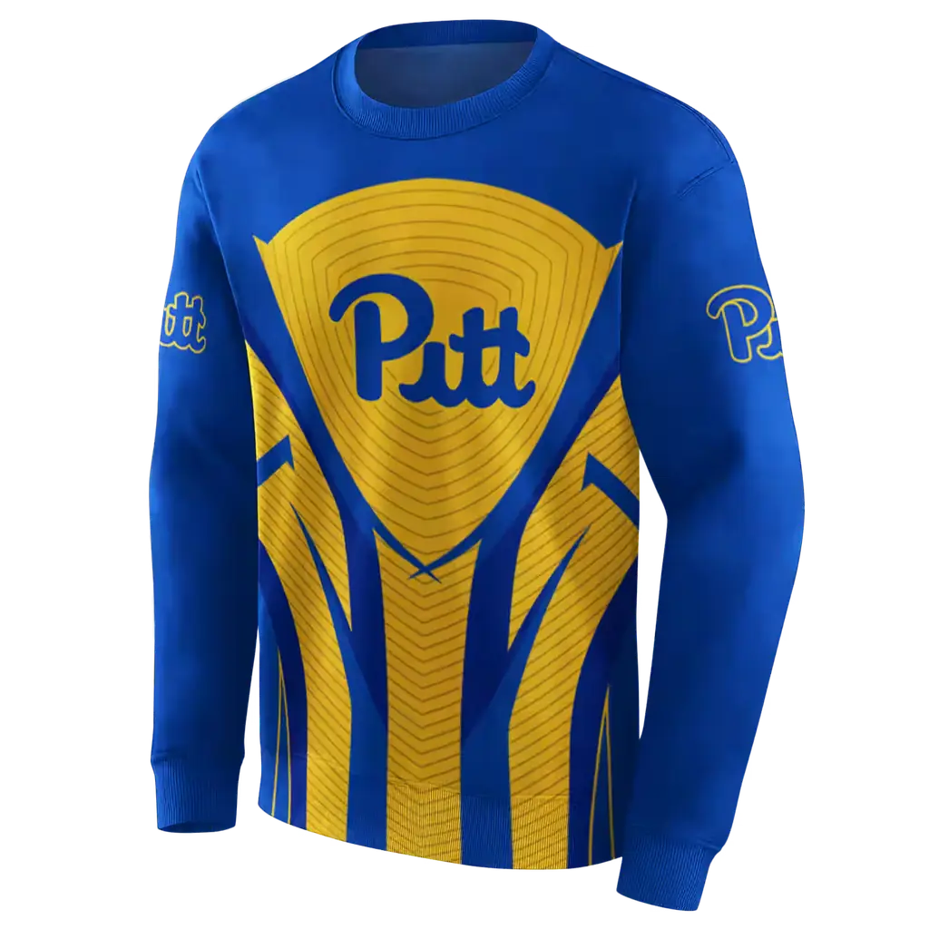 pittsburgh panthers concentric lines royal blue black hoodie new arrival pittsburgh panthers concentric lines royal blue black hoodie new arrival