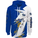 pittsburgh panthers dynamic slash royal blue white hoodie best selling