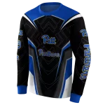 pittsburgh panthers futuristic pattern royal blue black hoodie best selling
