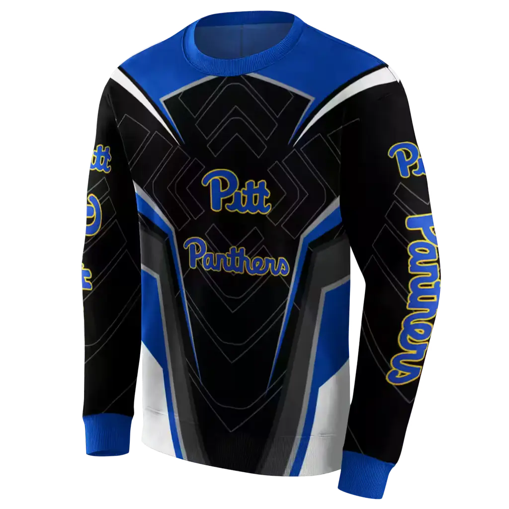 pittsburgh panthers futuristic pattern royal blue black hoodie new arrival pittsburgh panthers futuristic pattern royal blue black hoodie new arrival