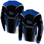 pittsburgh panthers futuristic pattern royal blue black hoodie best selling