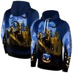 pittsburgh panthers halloween vibes royal blue black hoodie best selling