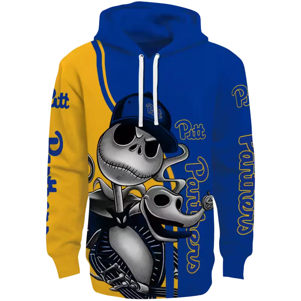 pittsburgh panthers jack skellington royal blue hoodie best selling pittsburgh panthers jack skellington royal blue hoodie best selling