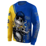 pittsburgh panthers jack skellington royal blue hoodie best selling