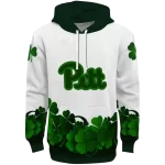 pittsburgh panthers lucky motif white green hoodie best selling