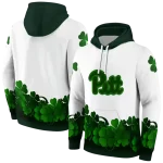 pittsburgh panthers lucky motif white green hoodie best selling