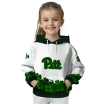 pittsburgh panthers lucky motif white green hoodie best selling