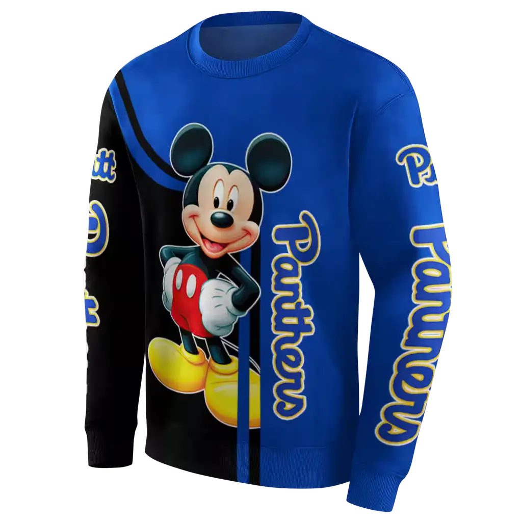 pittsburgh panthers mickey mouse royal black hoodie new arrival pittsburgh panthers mickey mouse royal black hoodie new arrival