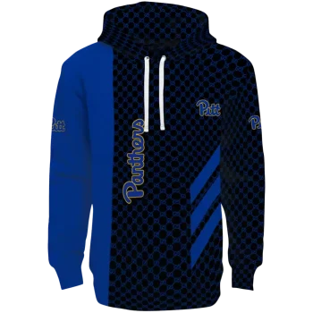 pittsburgh panthers monogram pattern royal blue hoodie best selling