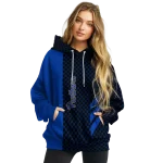 pittsburgh panthers monogram pattern royal blue hoodie best selling