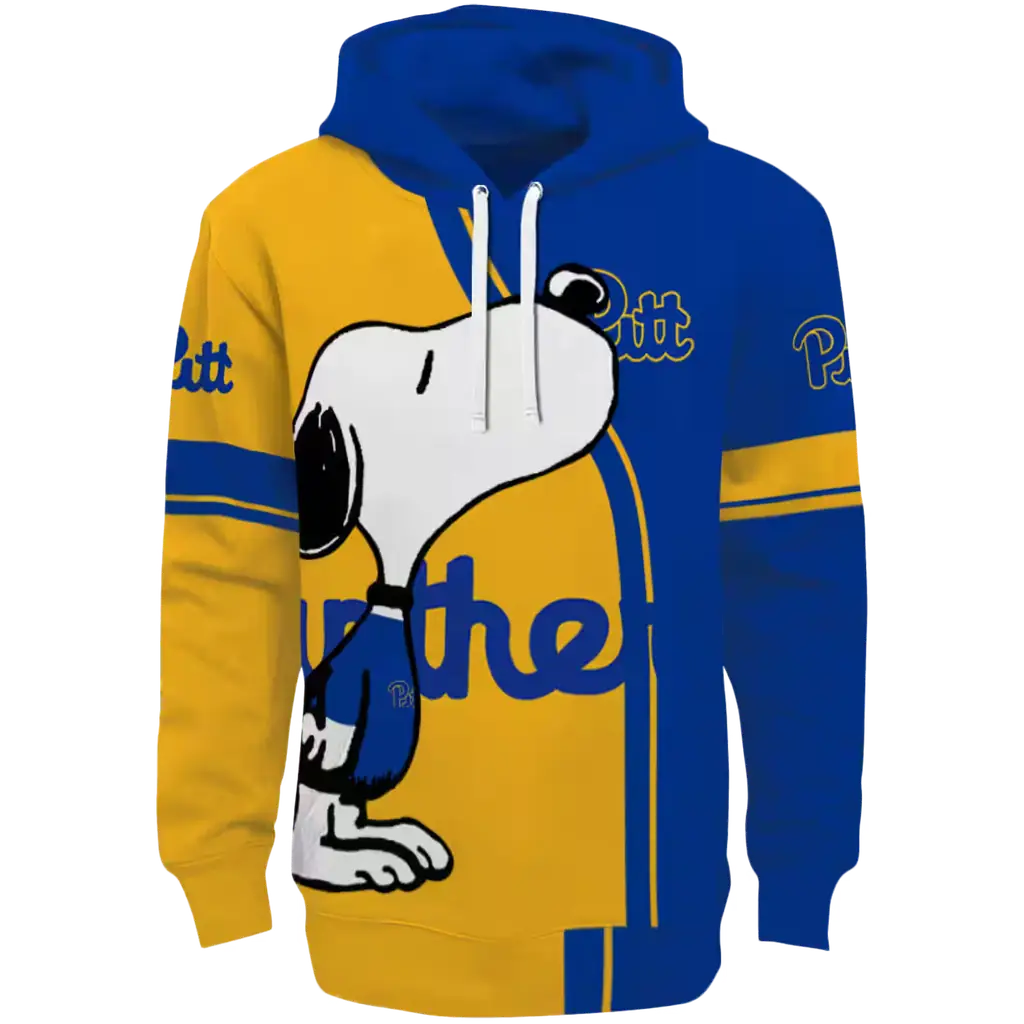 pittsburgh panthers playful snoopy royal blue hoodie best selling pittsburgh panthers playful snoopy royal blue hoodie best selling