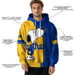 pittsburgh panthers playful snoopy royal blue hoodie best selling