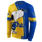 pittsburgh panthers playful snoopy royal blue hoodie best selling