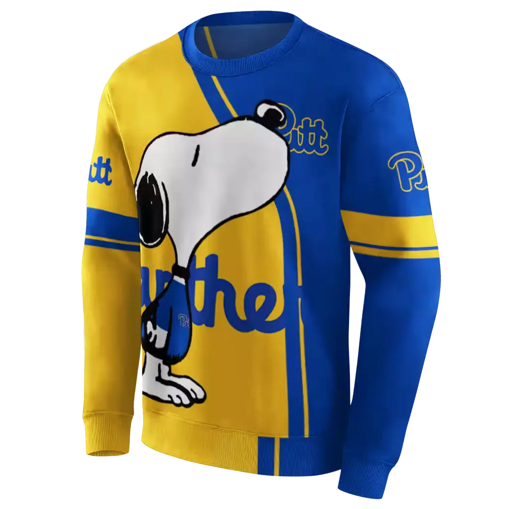 pittsburgh panthers playful snoopy royal blue hoodie new arrival pittsburgh panthers playful snoopy royal blue hoodie new arrival