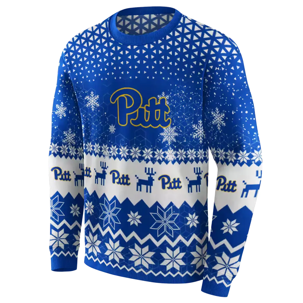 pittsburgh panthers reindeer motif royal blue hoodie new arrival pittsburgh panthers reindeer motif royal blue hoodie new arrival