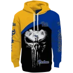 pittsburgh panthers skull punisher gold black hoodie best selling