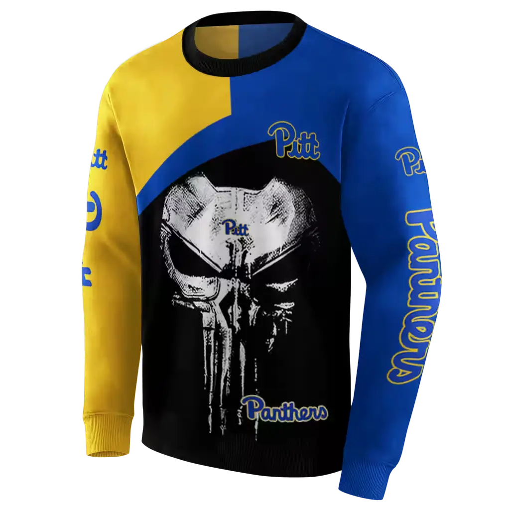 pittsburgh panthers skull punisher gold black hoodie new arrival pittsburgh panthers skull punisher gold black hoodie new arrival