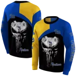 pittsburgh panthers skull punisher gold black hoodie best selling