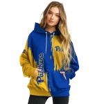 pittsburgh panthers splatter effect royal blue hoodie best selling