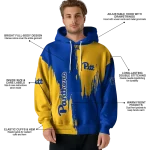 pittsburgh panthers splatter effect royal blue hoodie best selling