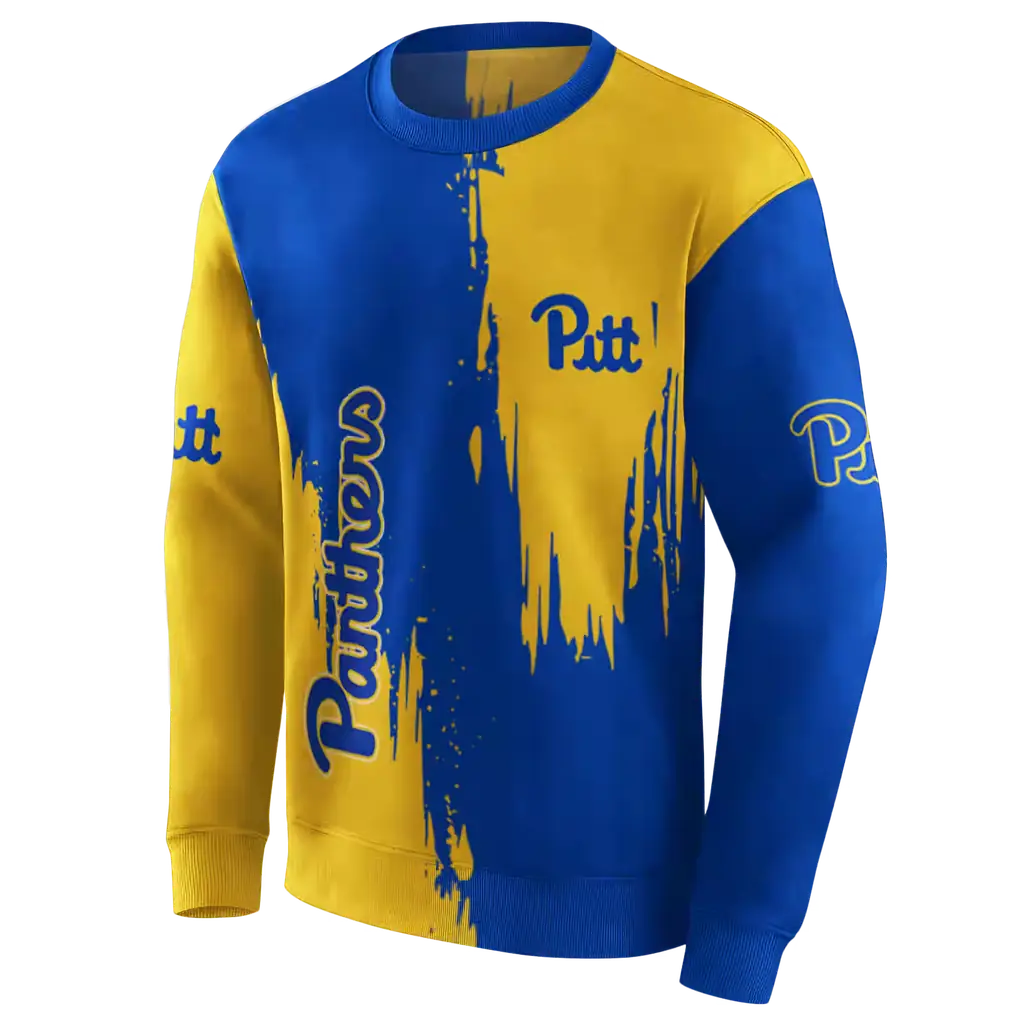 pittsburgh panthers splatter effect royal blue hoodie new arrival pittsburgh panthers splatter effect royal blue hoodie new arrival