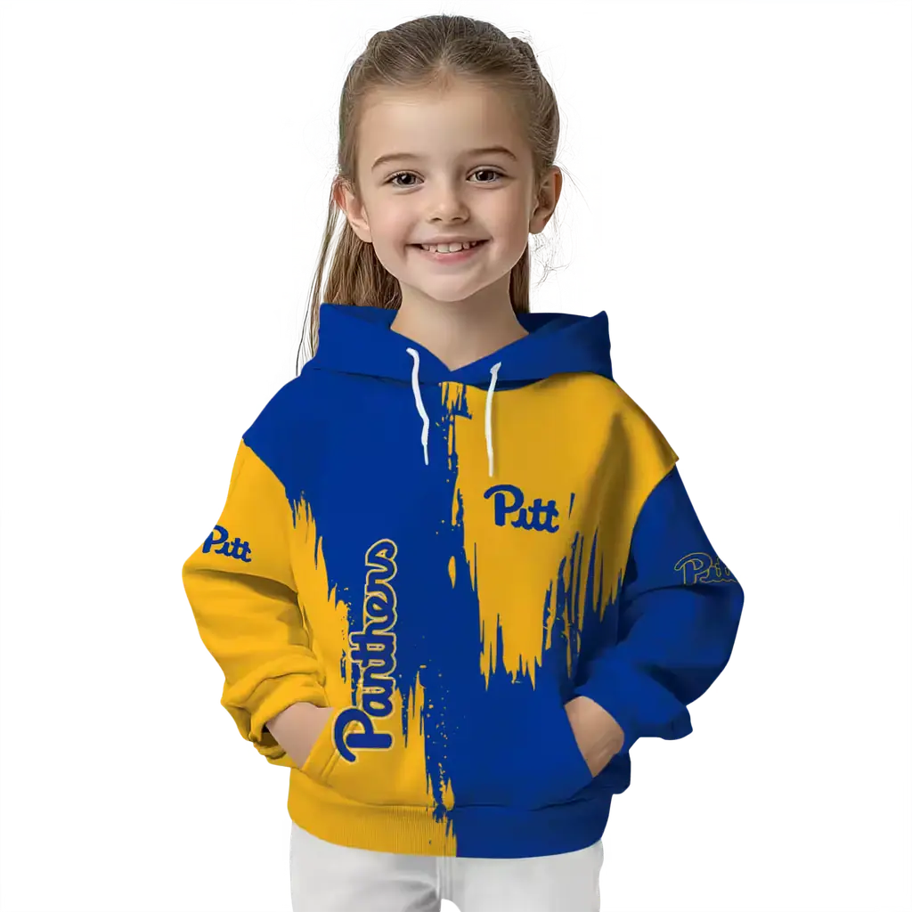 pittsburgh panthers splatter effect royal blue hoodie top rated pittsburgh panthers splatter effect royal blue hoodie top rated