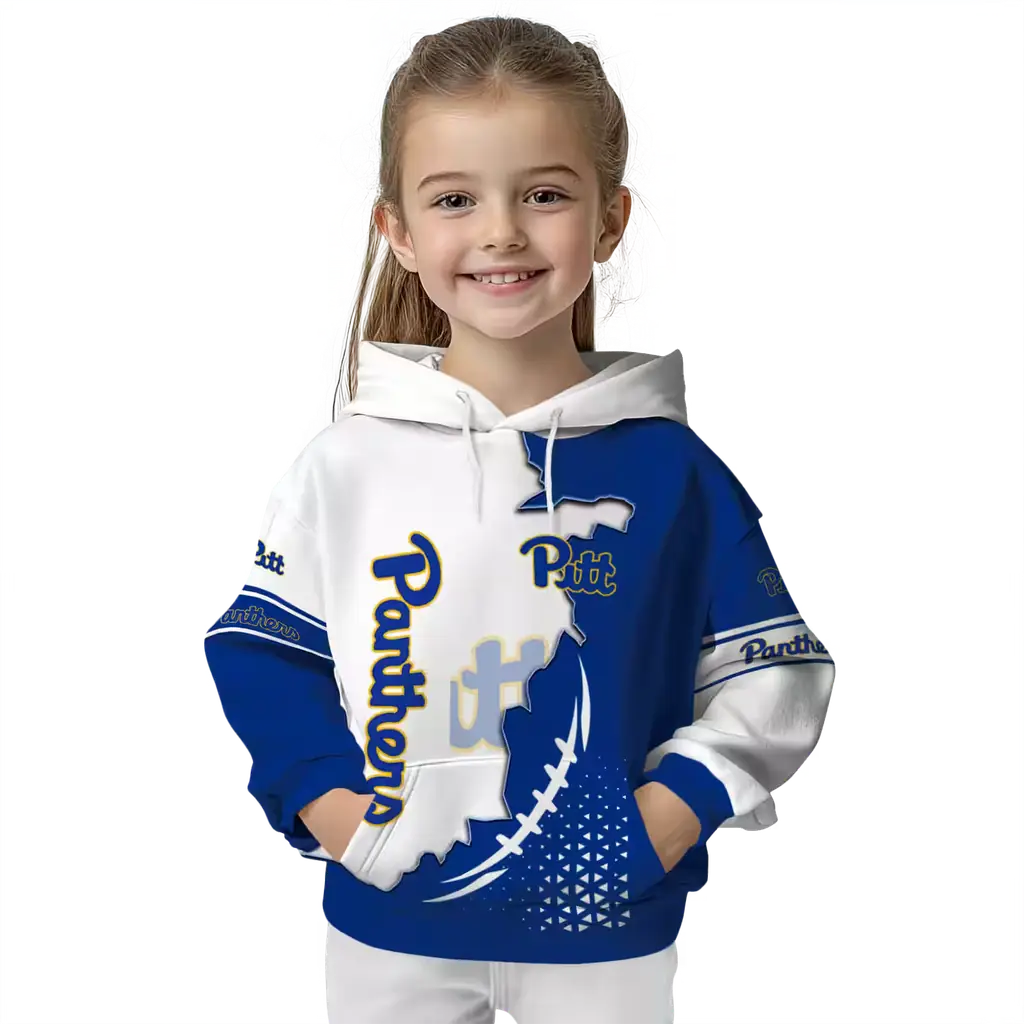 pittsburgh panthers triangular pattern royal blue white hoodie top rated pittsburgh panthers triangular pattern royal blue white hoodie top rated