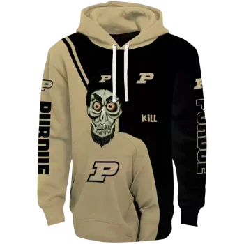purdue boilermakers achmed skull gold hoodie best selling