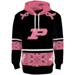 purdue boilermakers awareness ribbon black pink hoodie best selling