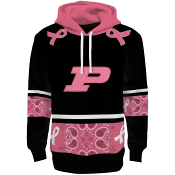 purdue boilermakers awareness ribbon black pink hoodie best selling