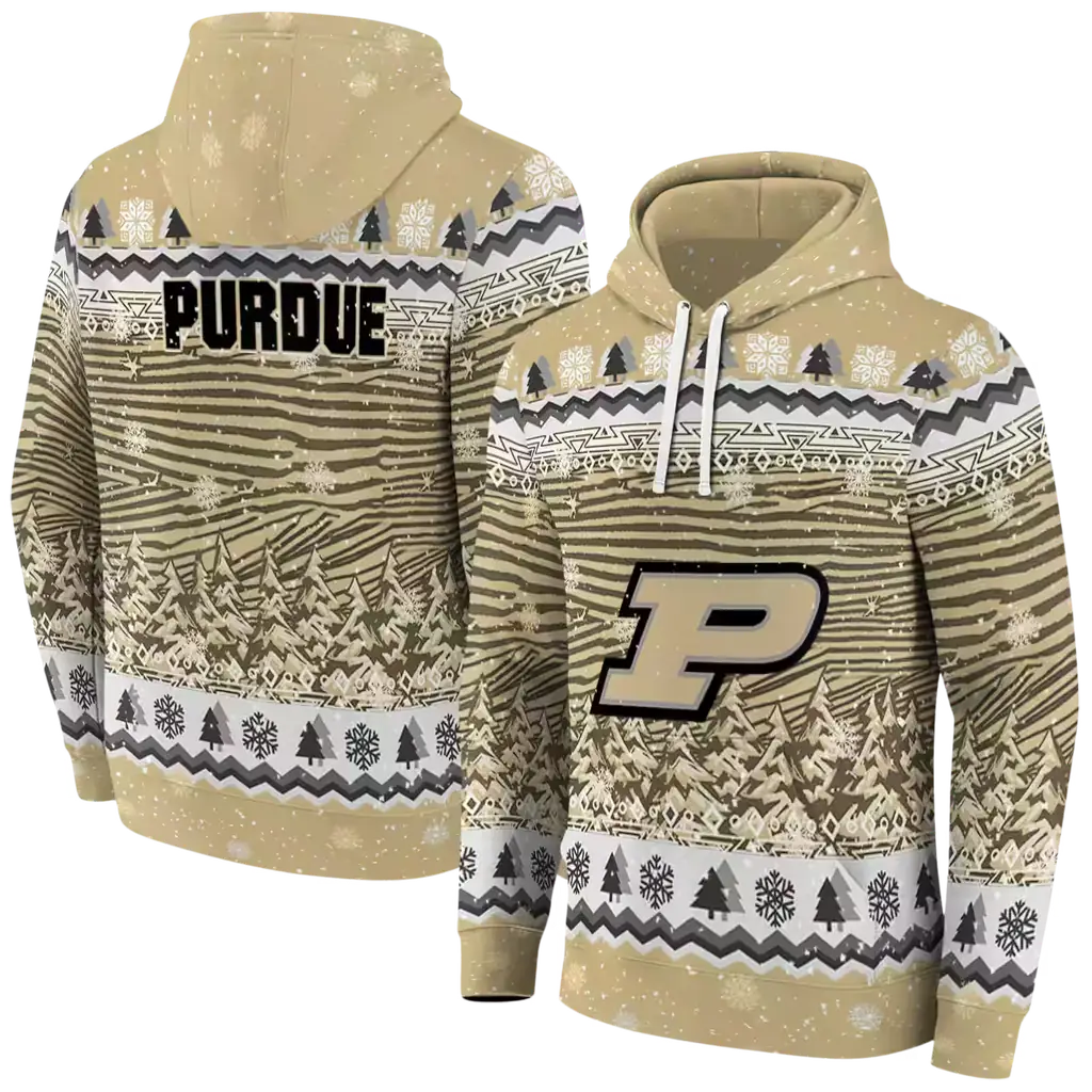 purdue boilermakers christmas trees gold hoodie fashion forward purdue boilermakers christmas trees gold hoodie fashion forward