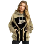 purdue boilermakers concentric lines gold black hoodie best selling